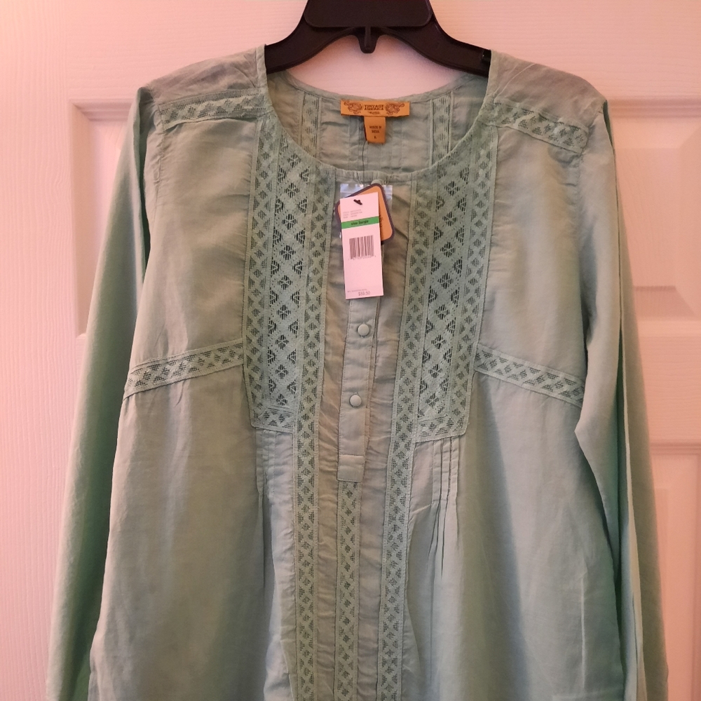 Vintage America Blouse Top